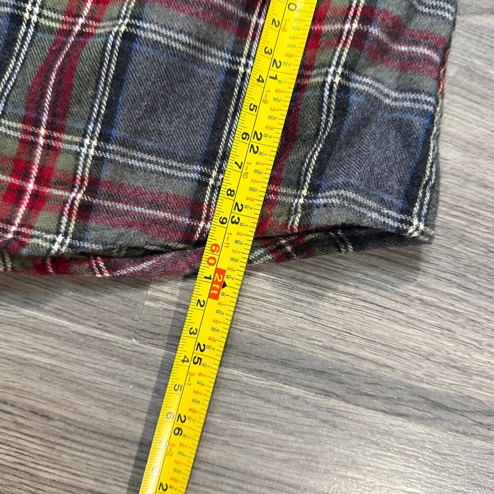 L.L. Bean Women’s Scotch Plaid Flannel Shirt - Grey - Picture 10 of 10